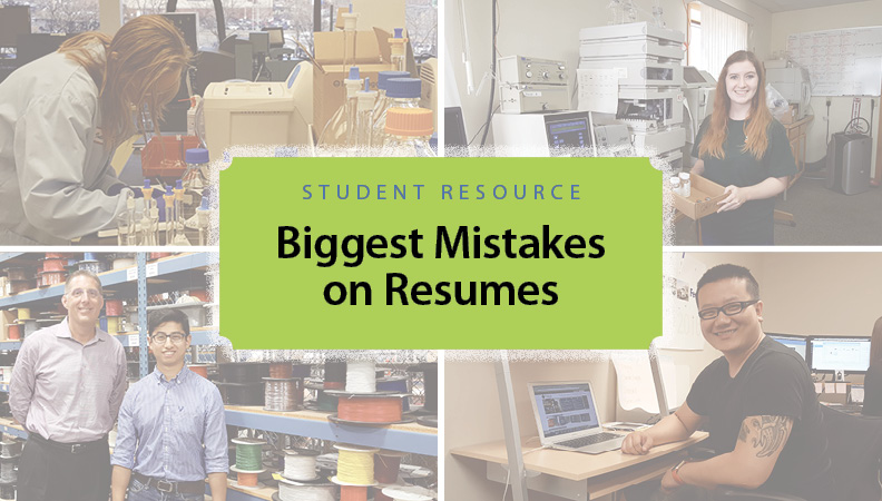 Biggest Mistakes on Resumes