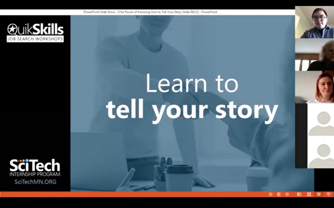 QuikSkills Workshop: The Power of Knowing How to Tell Your Story